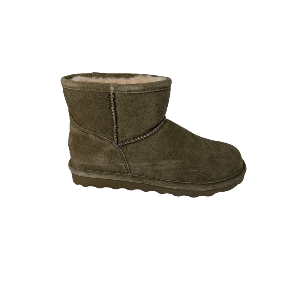 Bearpaw Women's Shorty Bootie Dark Olive‎ Women's Size 7 No Box